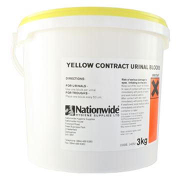 Picture of Yellow Channel Block 3kg Bucket Non PDCB          