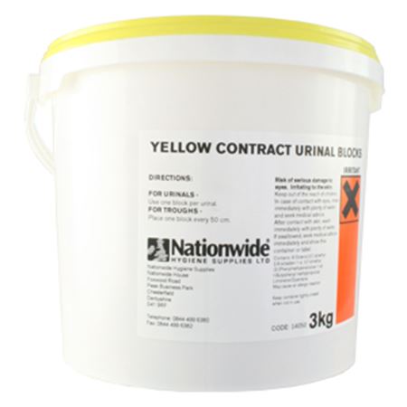 Picture of Yellow Channel Block 3kg Bucket Non PDCB          