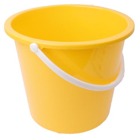 Picture of 10L Bucket Plastic Yellow