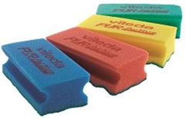 Picture of 6"x3.5" Puractive Foam Scourer Green x10