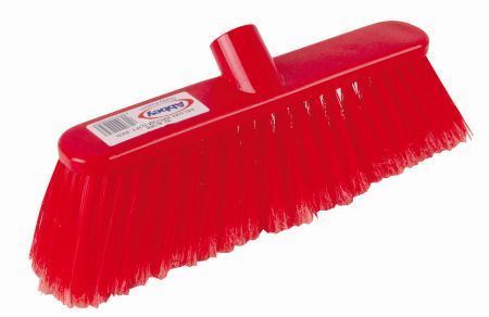 Picture of 12" Deluxe Red Broom Head Soft Bristles