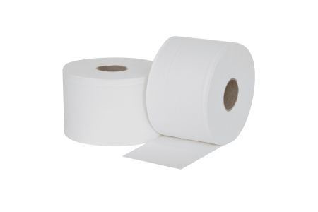 Picture of Leonardo Versa Twin Toilet Rolls White 2Ply 24 Rolls