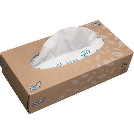 Picture of 8837 Scott Facial Tissue 2ply White 21x100 60084