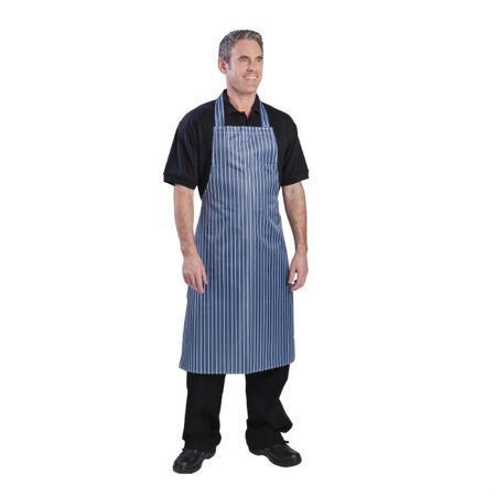 Picture of Whites Waterproof Bib Apron Blue and White
