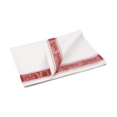 Picture of E910 Glass Cloth Linen Union Red Boarder