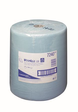 Picture of 7240 Wypall L20 Blue Roll 1ply x1000