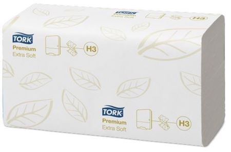 Picture of 100278 Tork Extra Soft Singlefold Premium Z-Fold Hand Towel 2Ply x3000