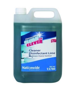 Picture of Clean and Clever Cleaner Disinfectant LIME 5L   13780