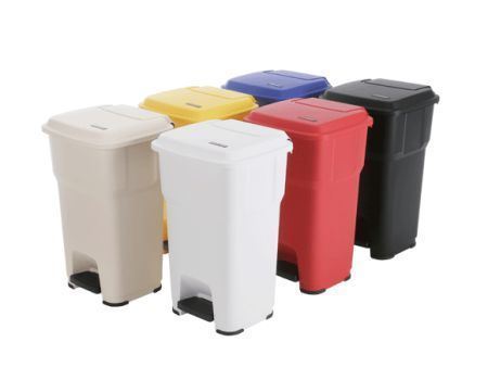 Picture of 137687 Hera 60L Black Pedal Bin