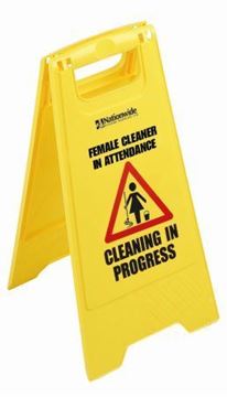 Picture of 101439 M/Fmale Cleaning Sign x5    10173