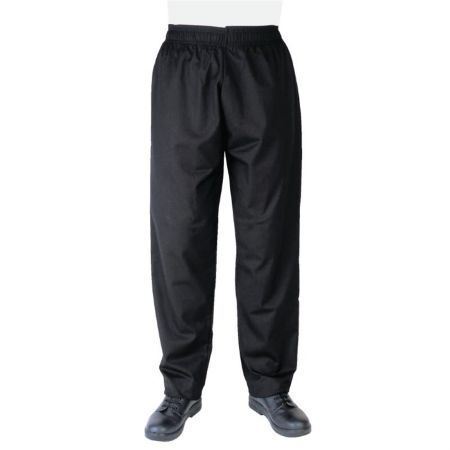 Picture of Whites Vegas Chef Trousers Polycotton Black - S