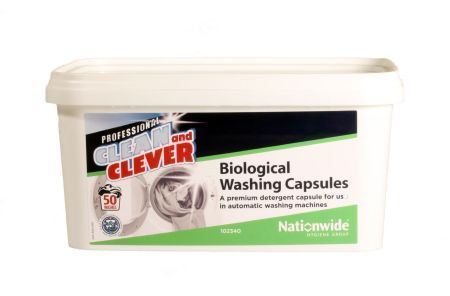Picture of Clean and Clever Bio Laundry Tablets x100       60473