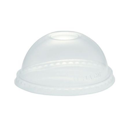 Picture of GH016 Vegware Sundae Cup Lid With Straw