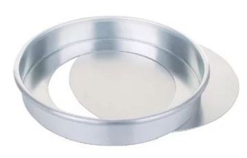 Picture of CE019 Sandwich Tin With Removable Base 23cm