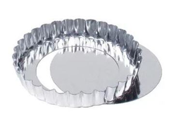 Picture of E802 Heavy Quiche Tin with Removable Base 240x25m