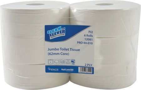 Picture of Clean and Clever Jumbo Roll SC 2Ply 400m x6 PJ2   12081