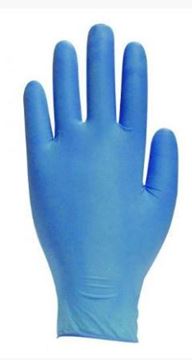 Picture of Finite PF NITRI Disposable Glove Blue MED x100