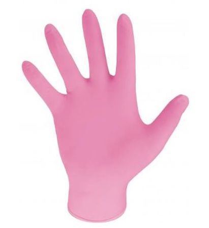 Picture of GL5603 Bodyguard Pink Nitrile Large 10x100