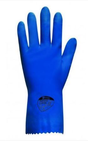 Picture of Optima Mediumweight Rubber Glove Blue