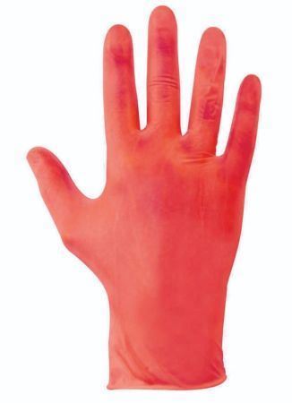 Picture of GD17 Red P/F Vinyl Gloves XL 1x100