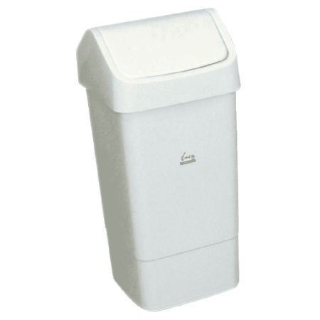 Picture of L3003202 Swing Top Bin White 50L
